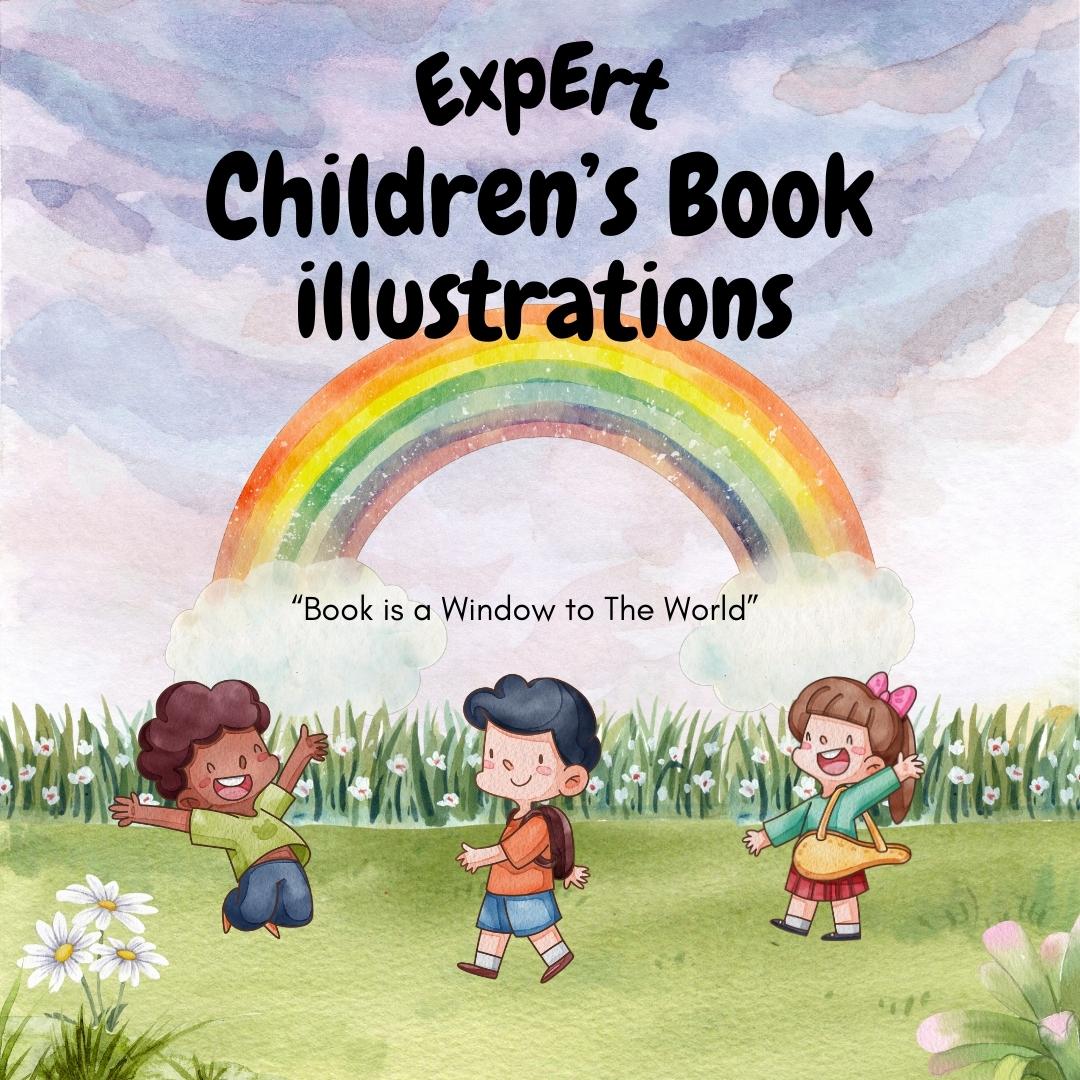 image of children book illustration service