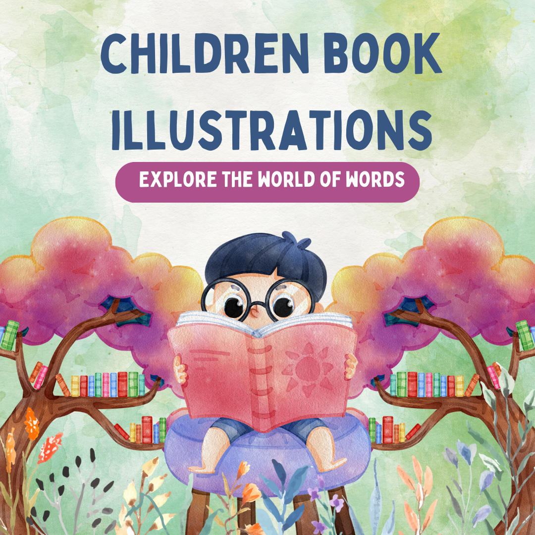 image of children book illustration service